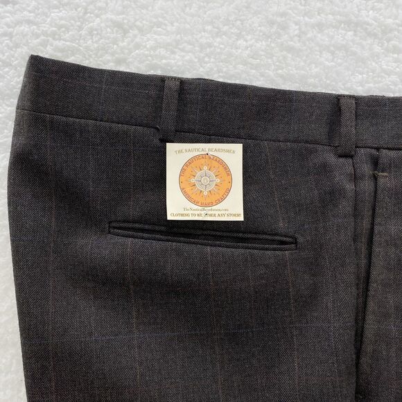 John Alexander Pants Men's 38x30 Gray Pleated Front Wool Preppy Corpcore USA - Picture 16 of 16